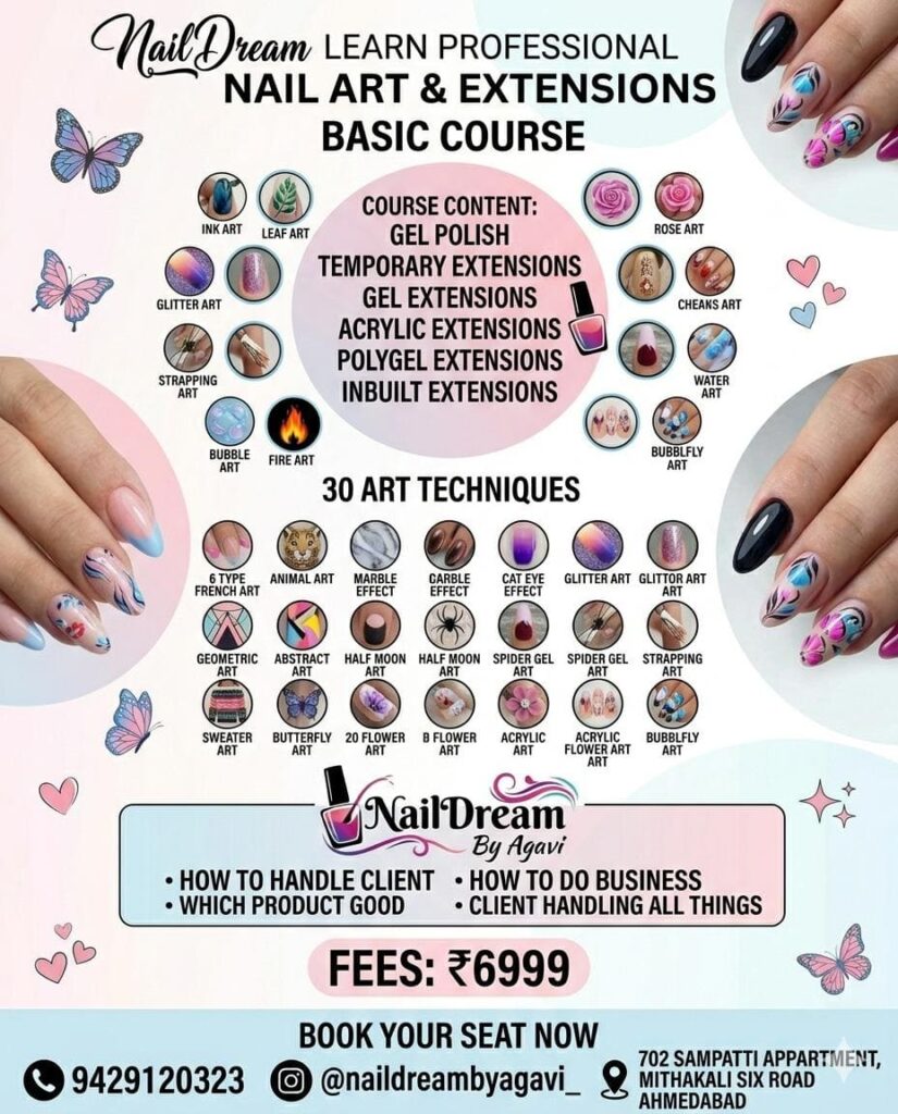 Nail Art Basic Course in Ahmedabad